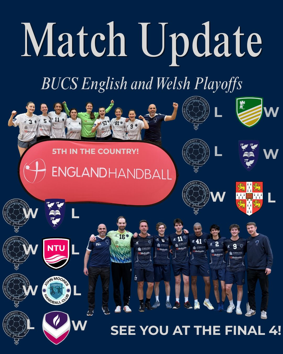 BUCS English and Welsh Playoffs - Final 4