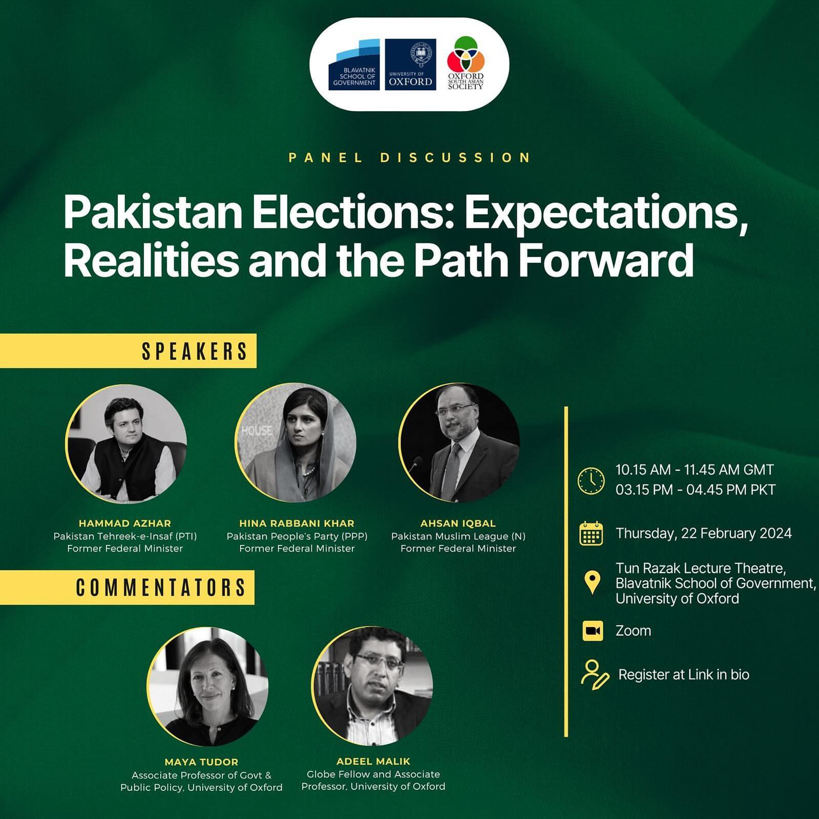 Pakistan Elections: Expectations, Realities and the Path Forward