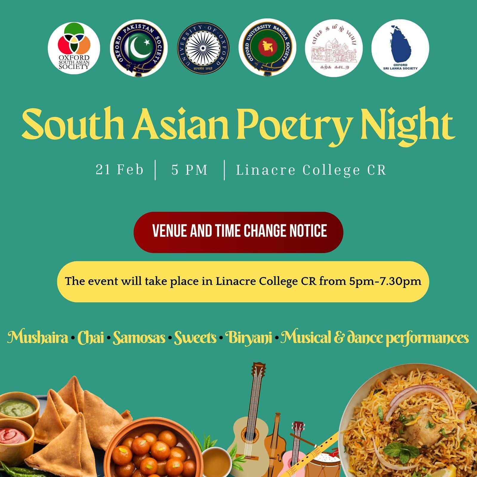 South Asian Poetry Event Night