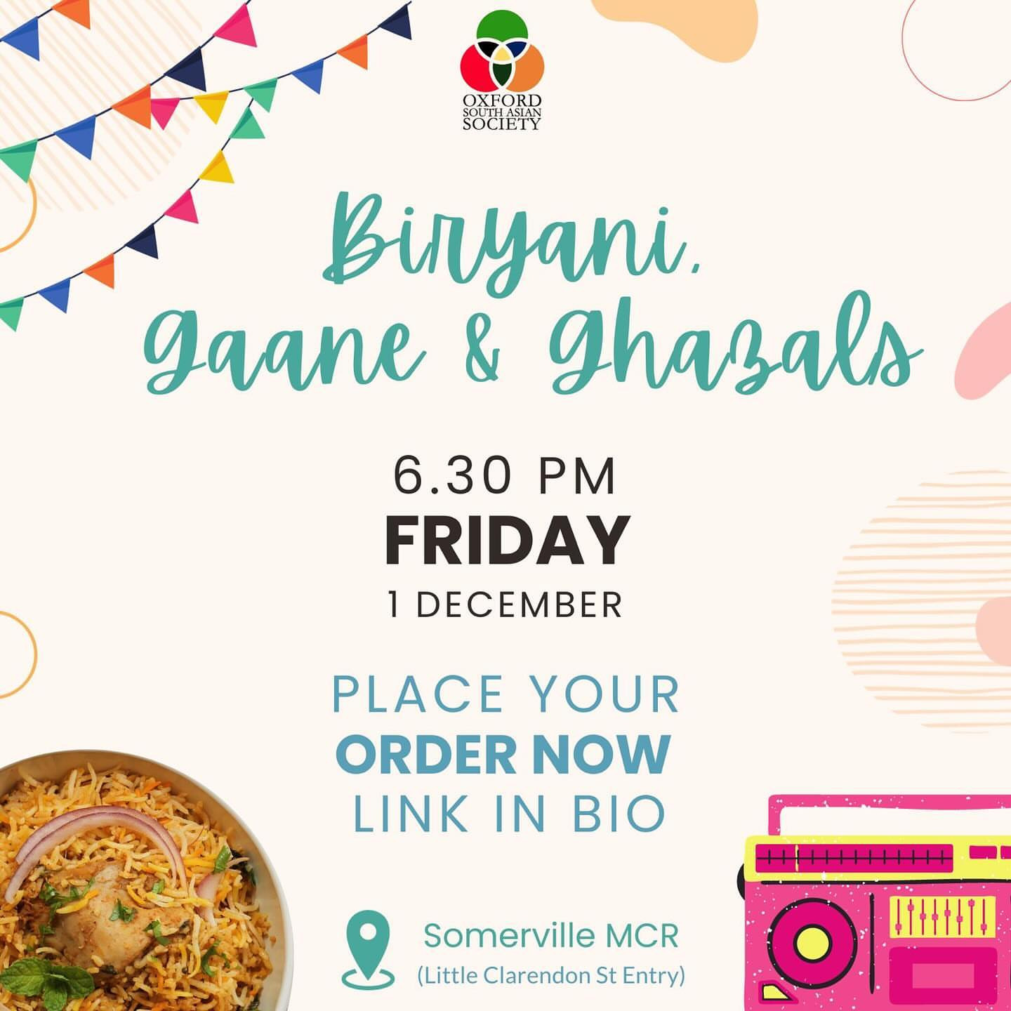 Biryani, Gaane & Ghazals
