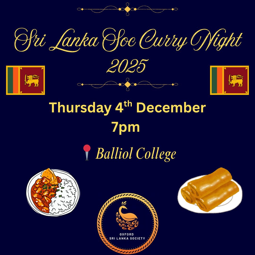 Sri Lanka Soc Curry Night 2025