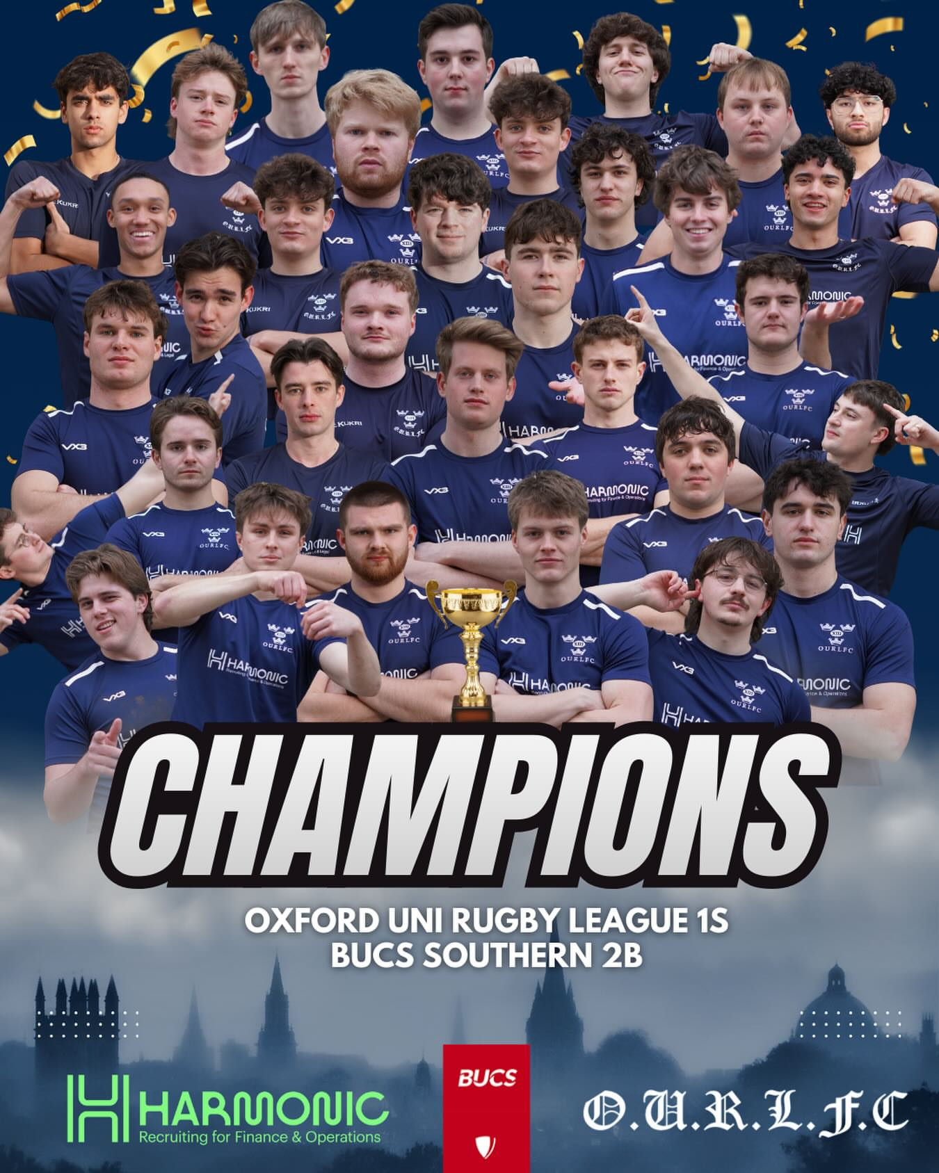 Oxford University Rugby League 1S BUCS Southern 2B Championship