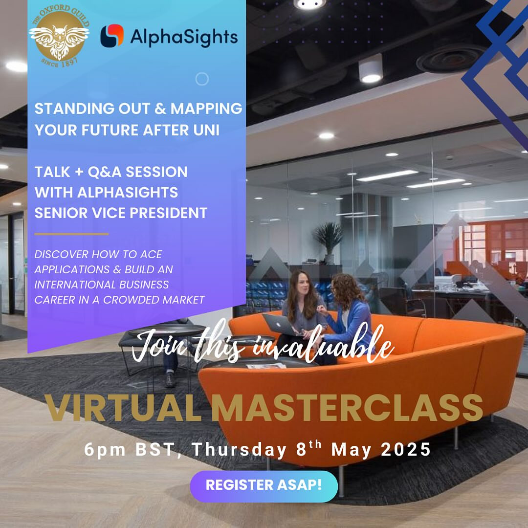 Standing Out & Mapping Your Future After Uni: Virtual Masterclass