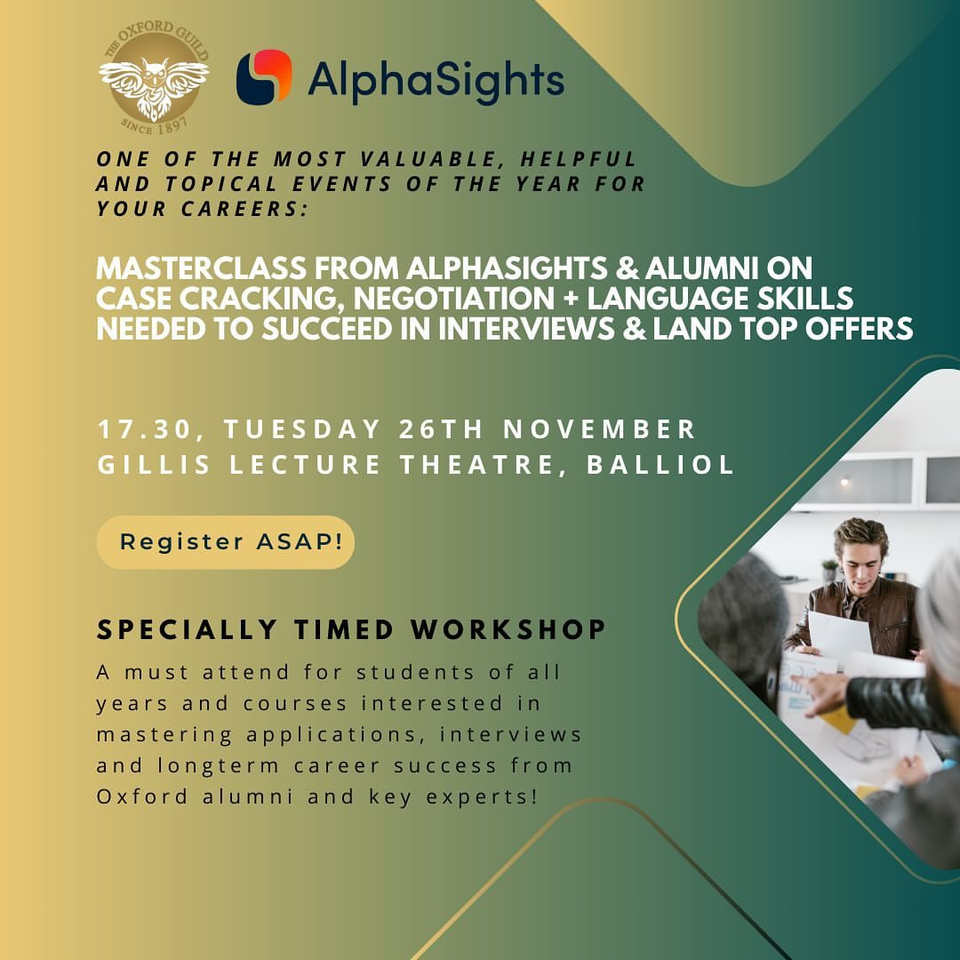 Masterclass on Case Cracking, Negotiation & Language Skills