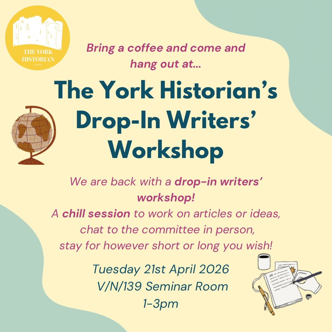 The York Historian's Drop-In Writers' Workshop