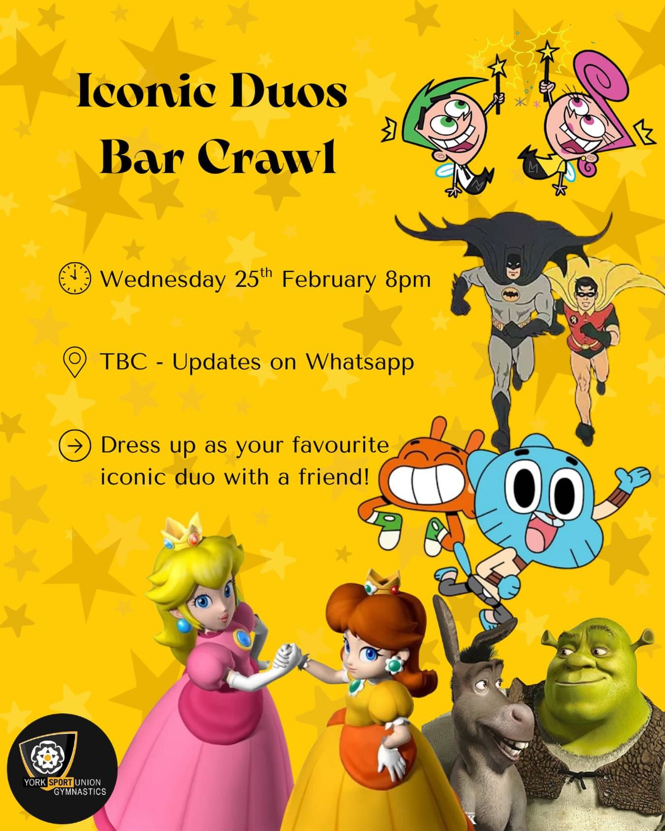 Iconic Duos Bar Crawl