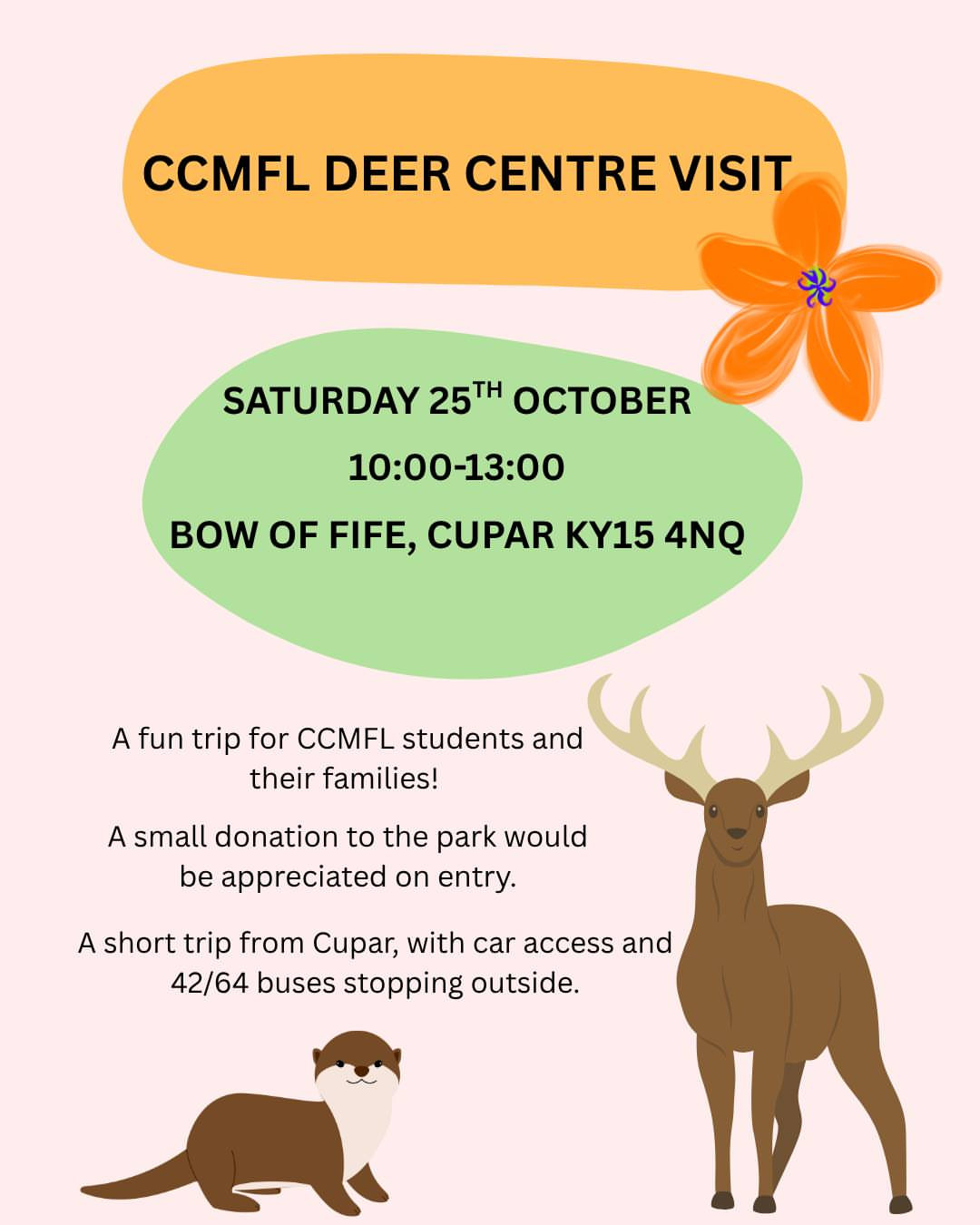 CCMFL Deer Centre Visit