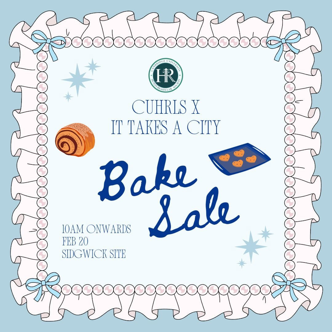 CUHRLS x It Takes a City Bake Sale