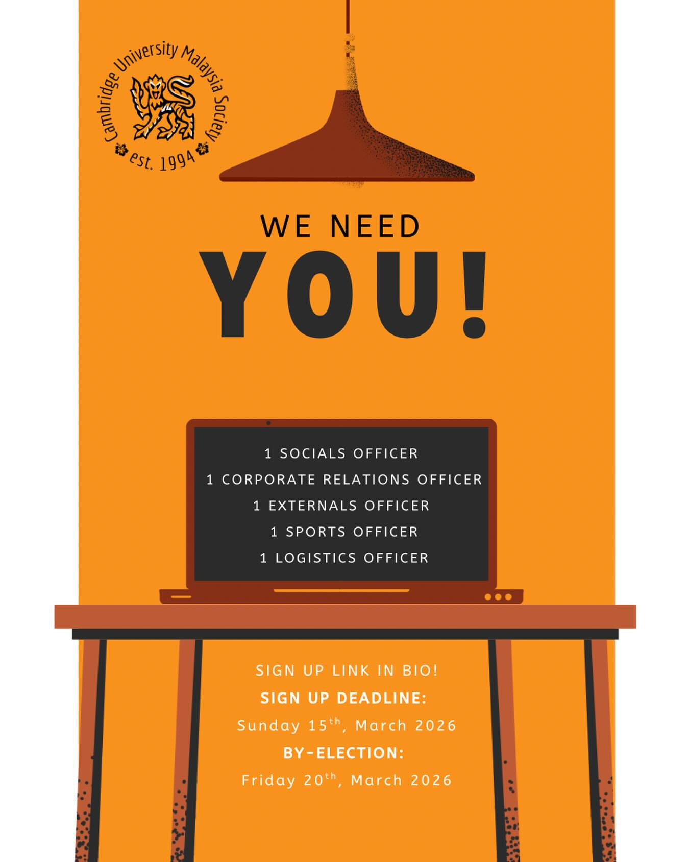 CUMaS Committee By-elections