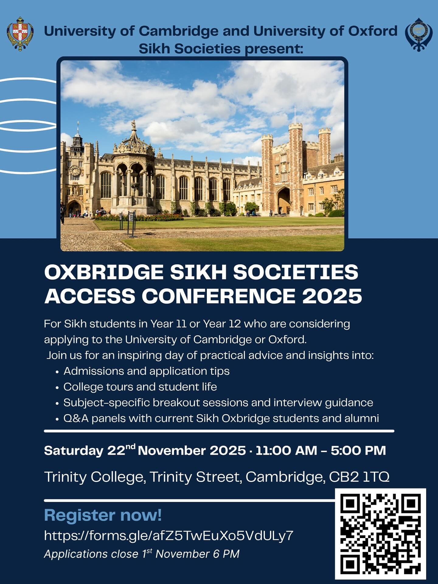 Oxbridge Sikh Societies Access Conference 2025