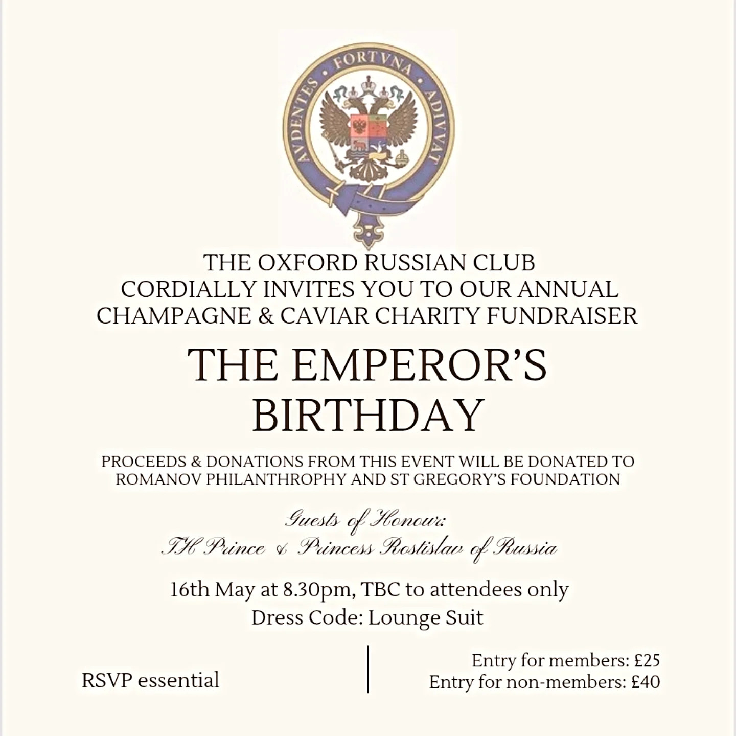 The Emperor's Birthday Charity Fundraiser