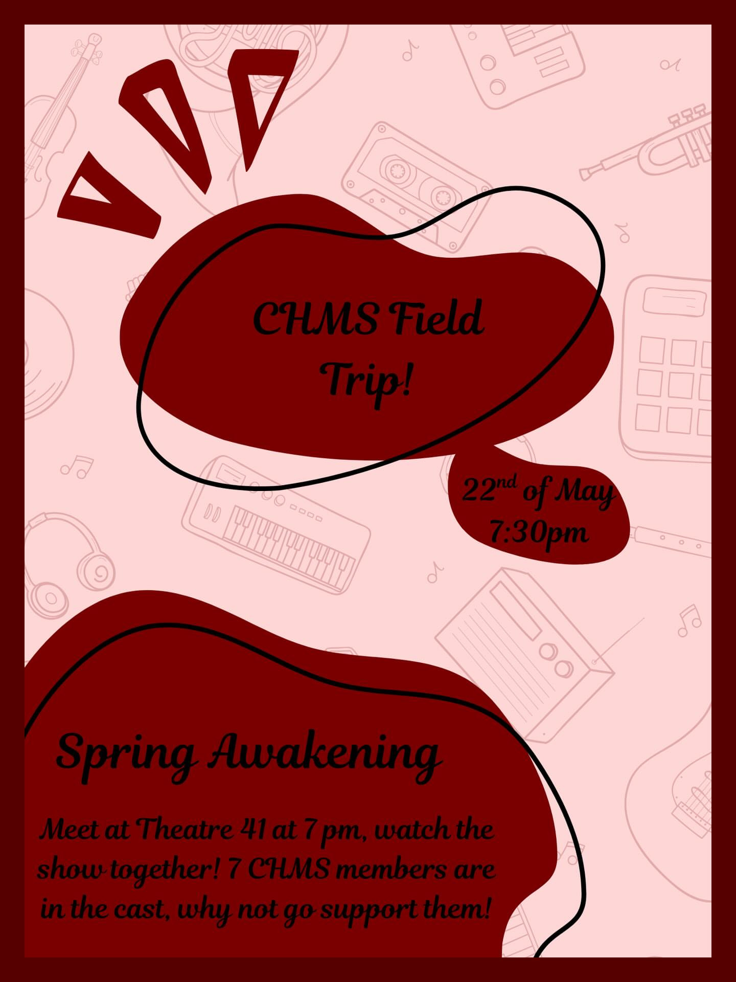 CHMS Field Trip: Spring Awakening