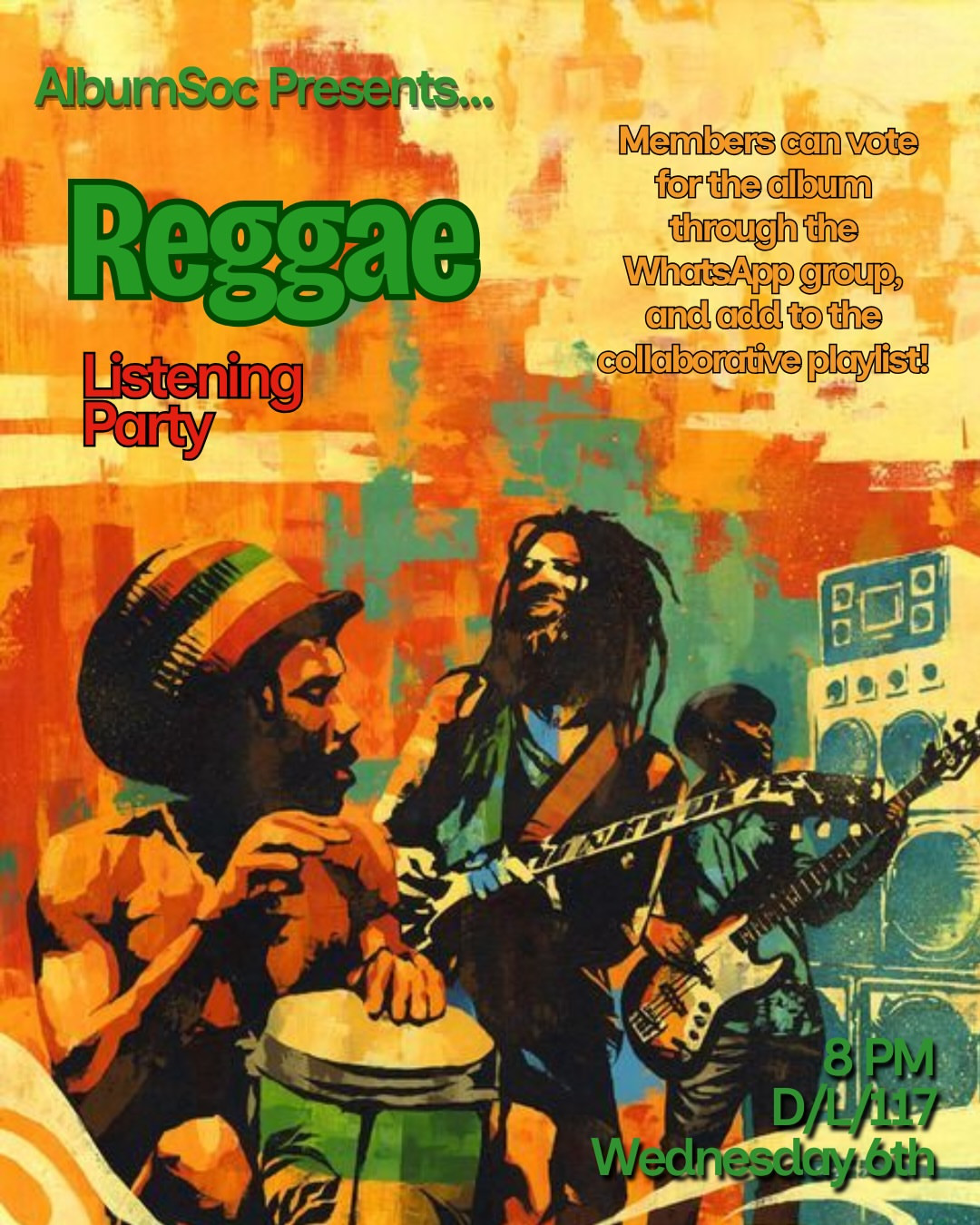 Reggae Listening Party
