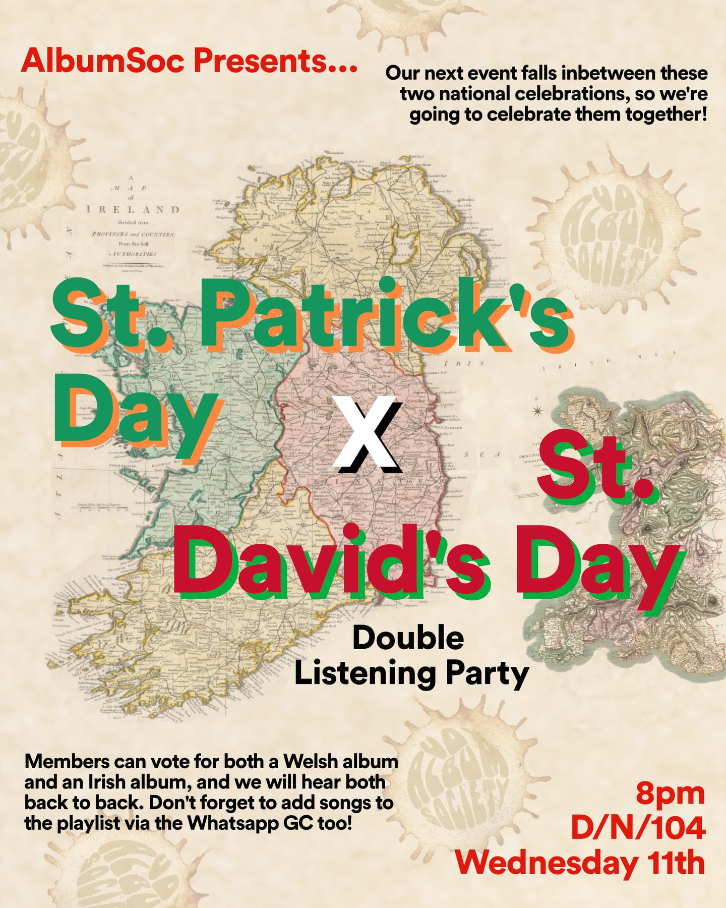 St. Patrick's Day x St. David's Day Double Listening Party