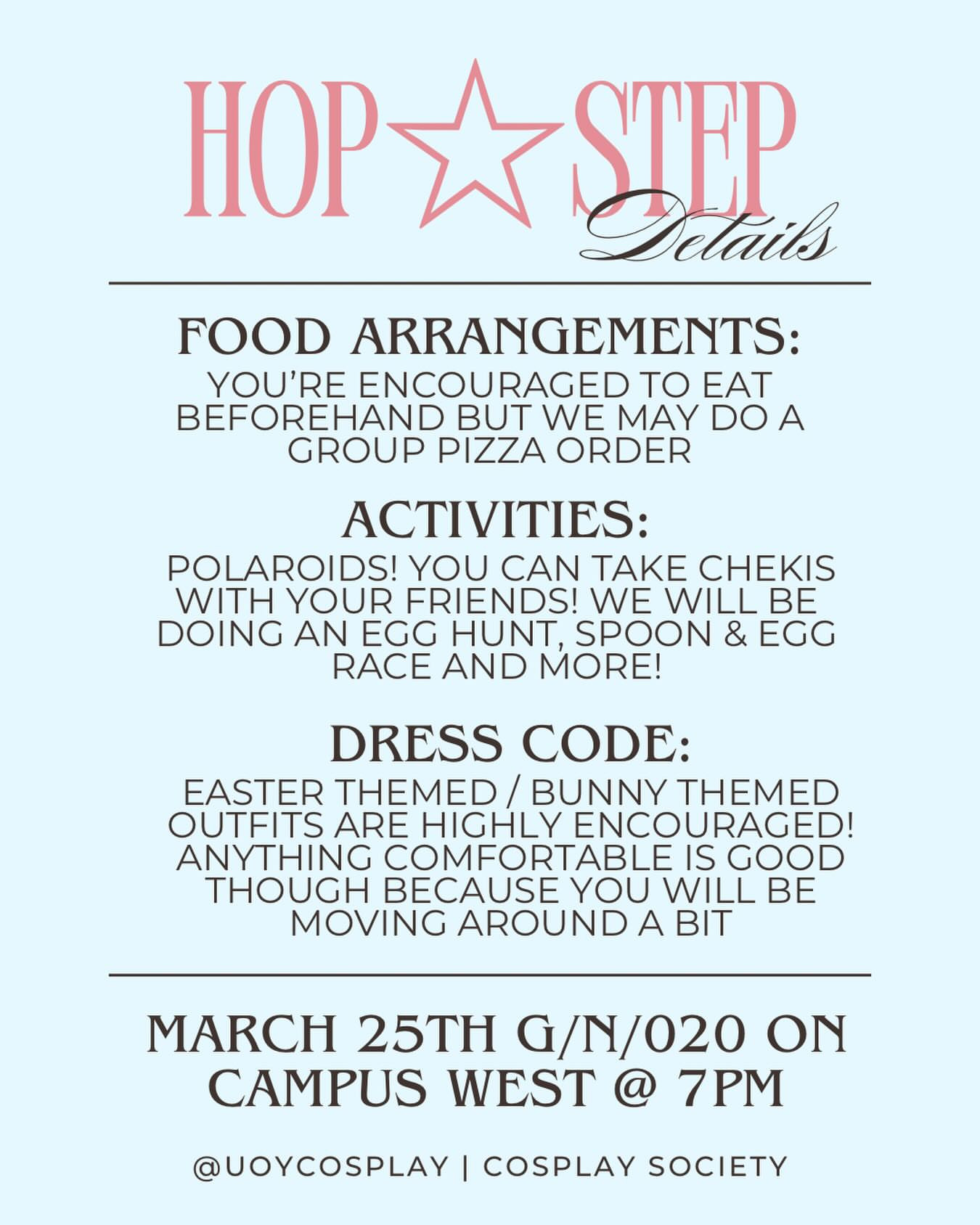 HOP☆STEP Easter Party