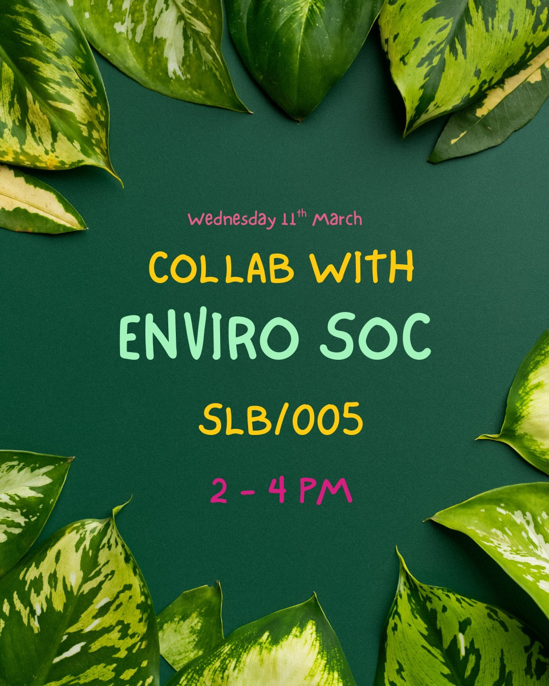 Collab with Envirosoc (Clothing Swap)