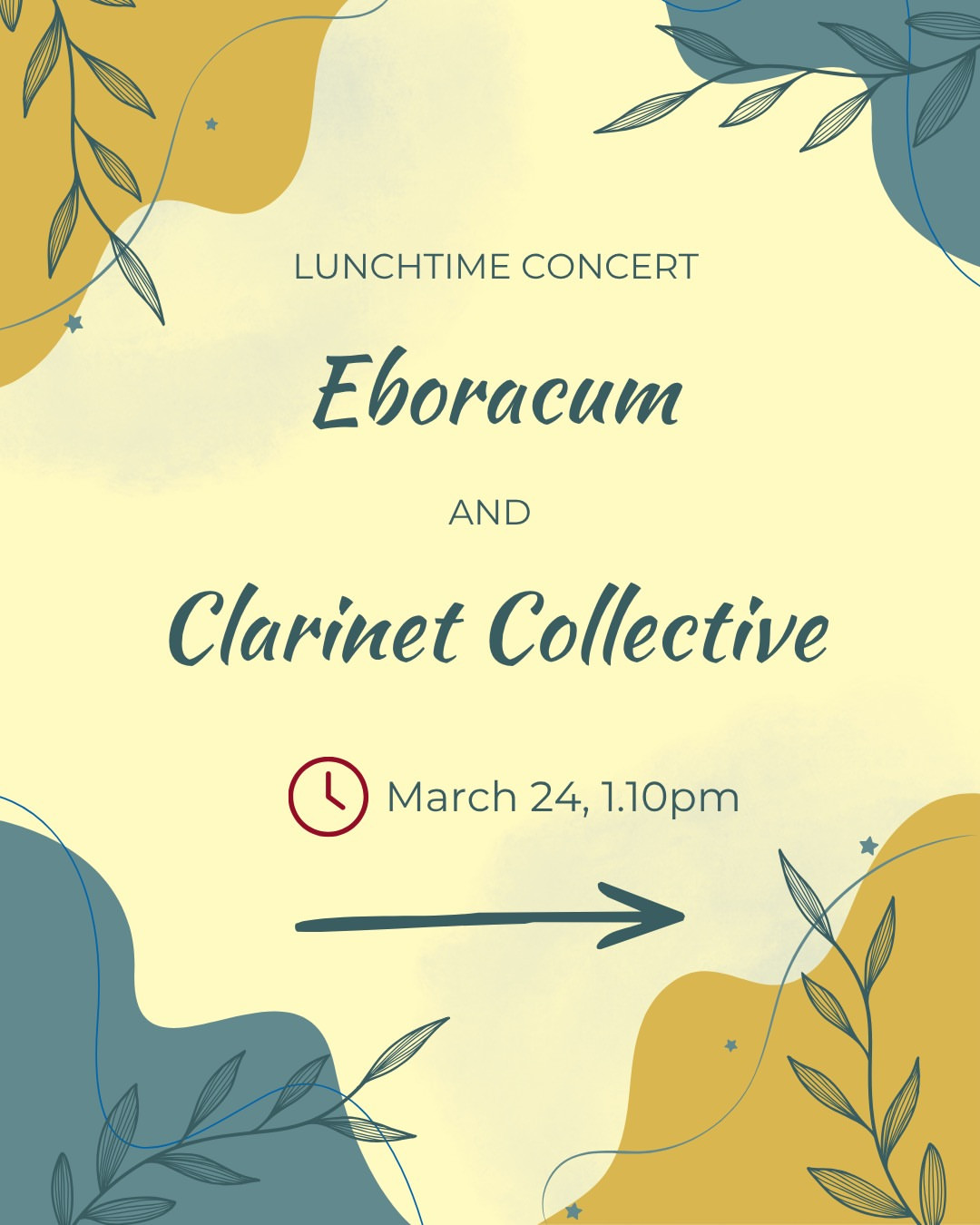 Lunchtime Concert: Eboracum and Clarinet Collective