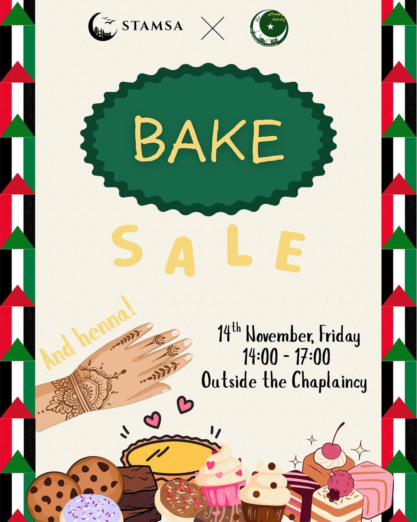 Bake Sale & Henna