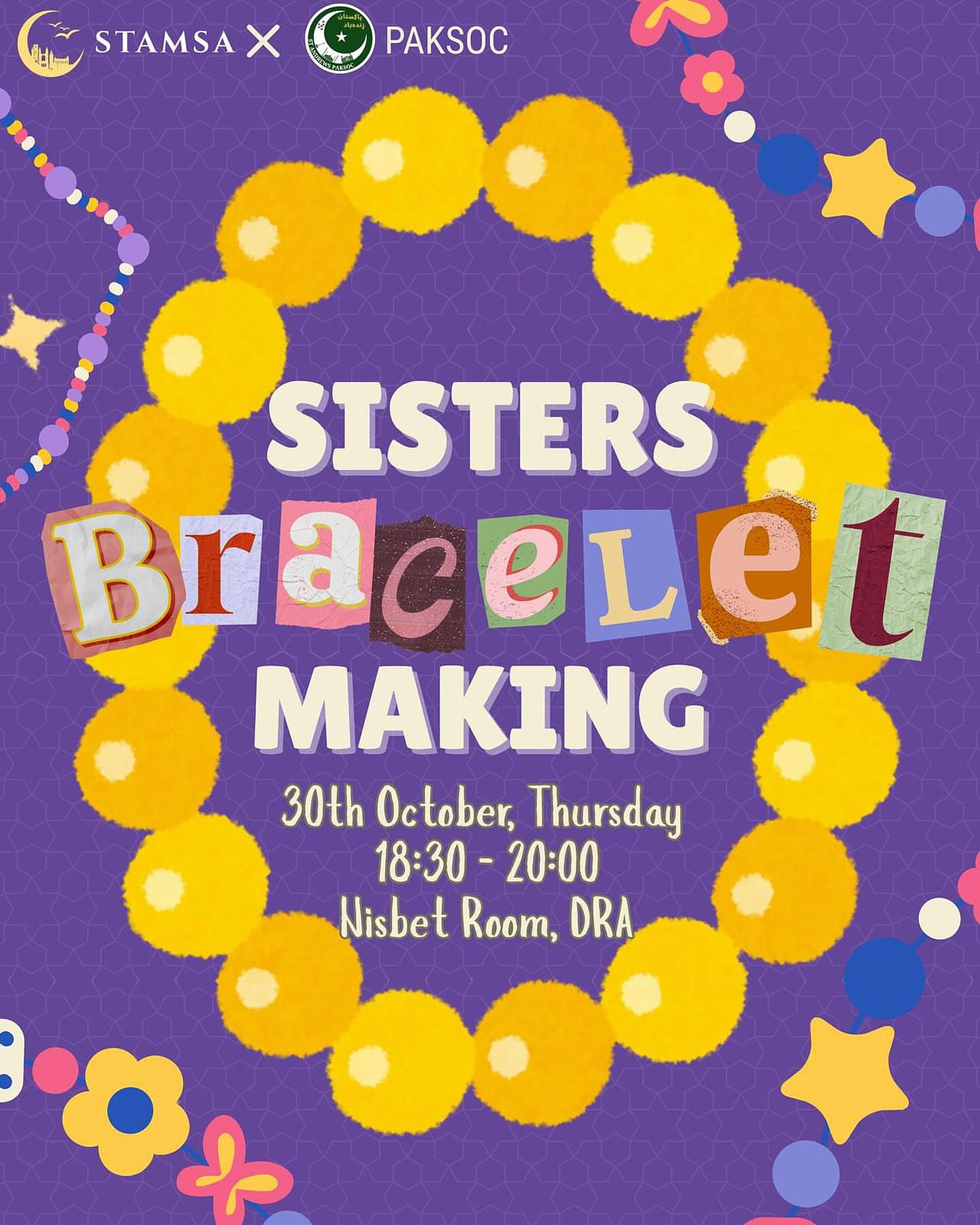 Sisters' Bracelet Making