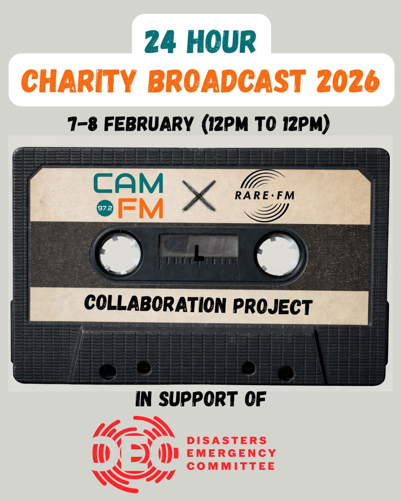 24 Hour Charity Broadcast for Disasters Emergency Committee