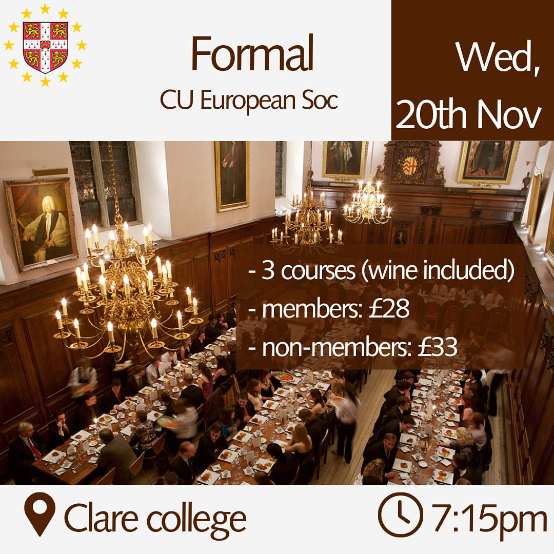 CU European Society First Formal
