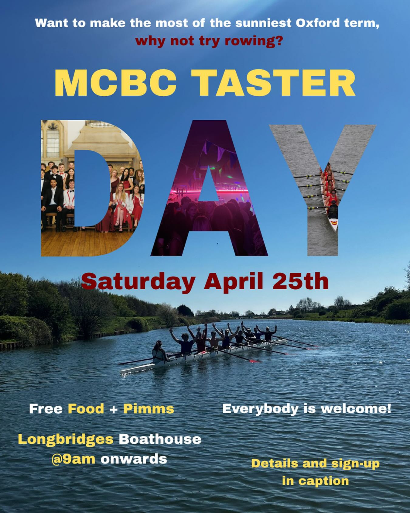 MCBC Taster Day