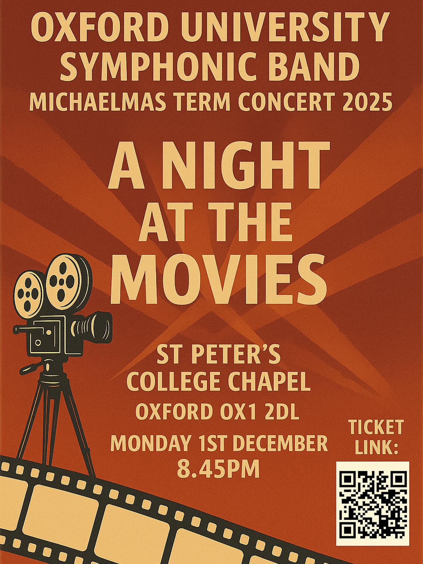 Michaelmas Term Concert 2025: A Night at the Movies