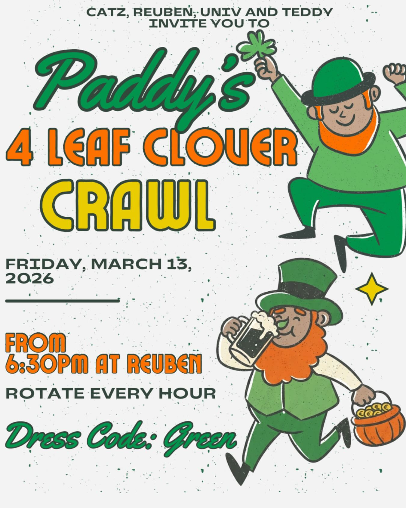 Paddy's 4 Leaf Clover Crawl