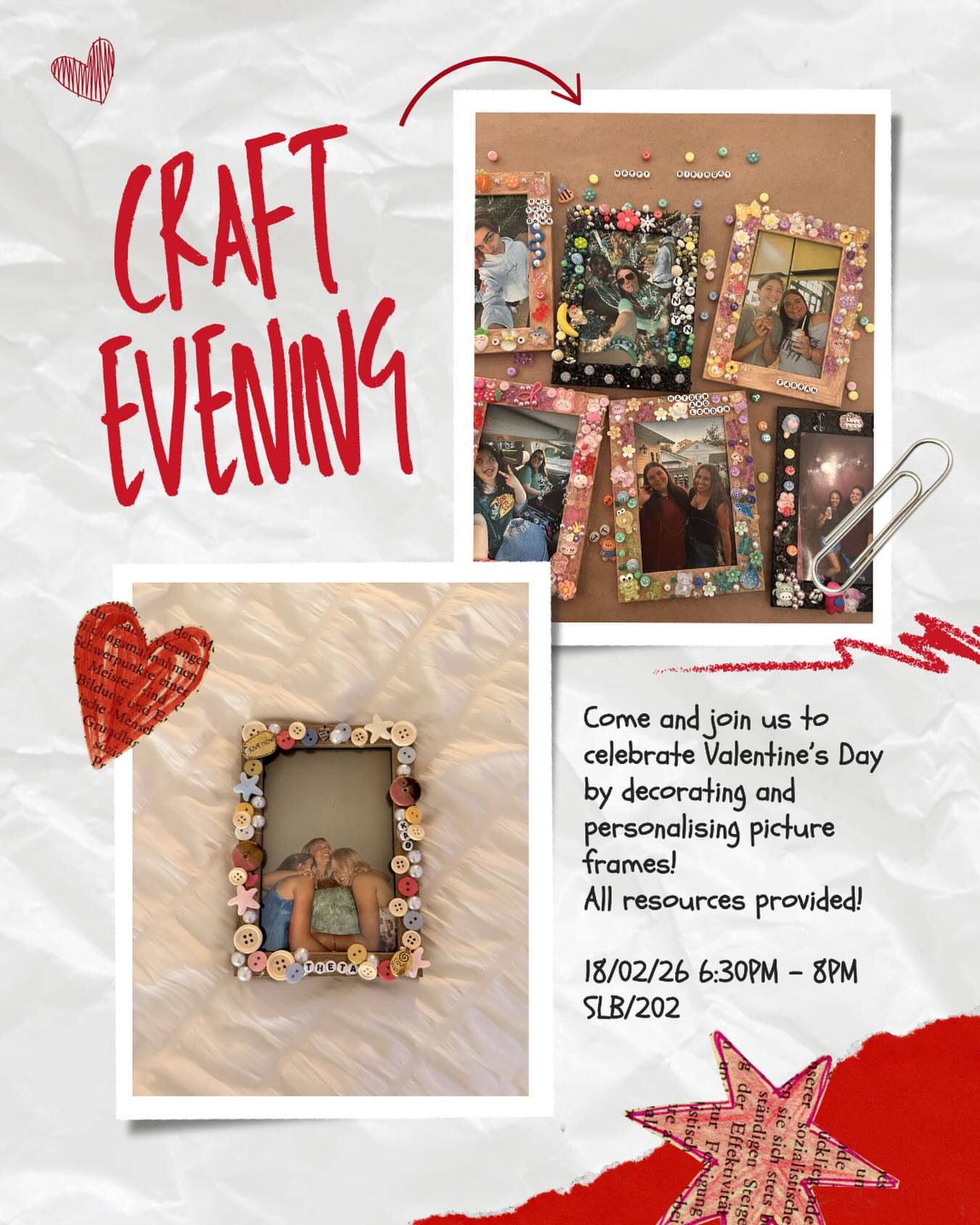Craft Evening - Valentine's Day