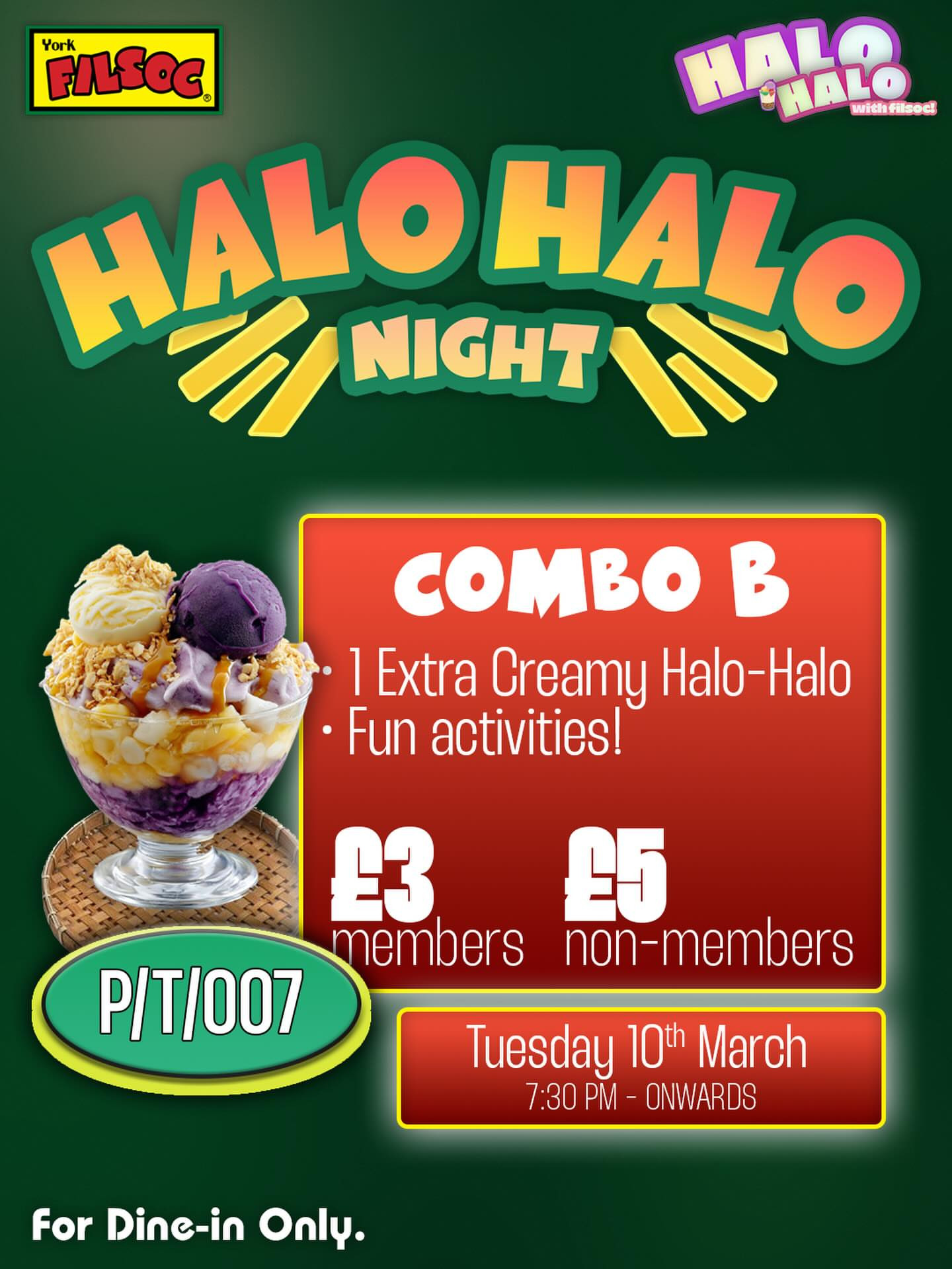 Halo-Halo Workshop