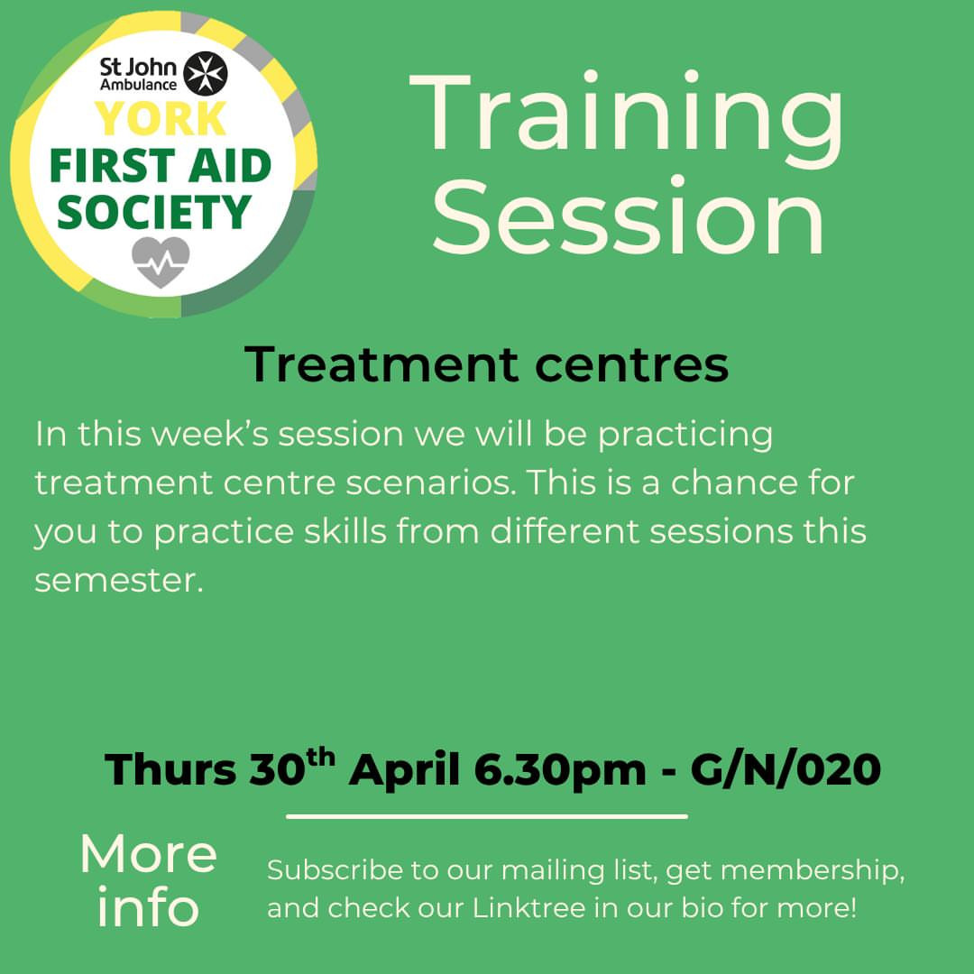 Training Session: Treatment Centres