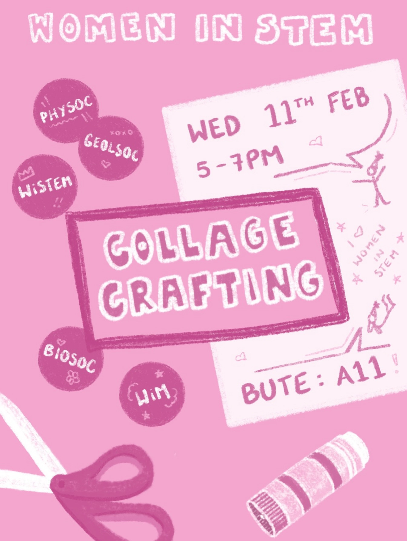 Collage Crafting for Women in STEM
