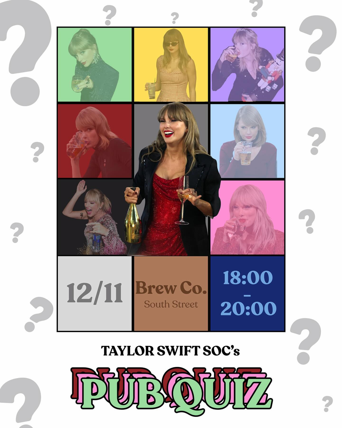 Taylor Swift Soc Pub Quiz
