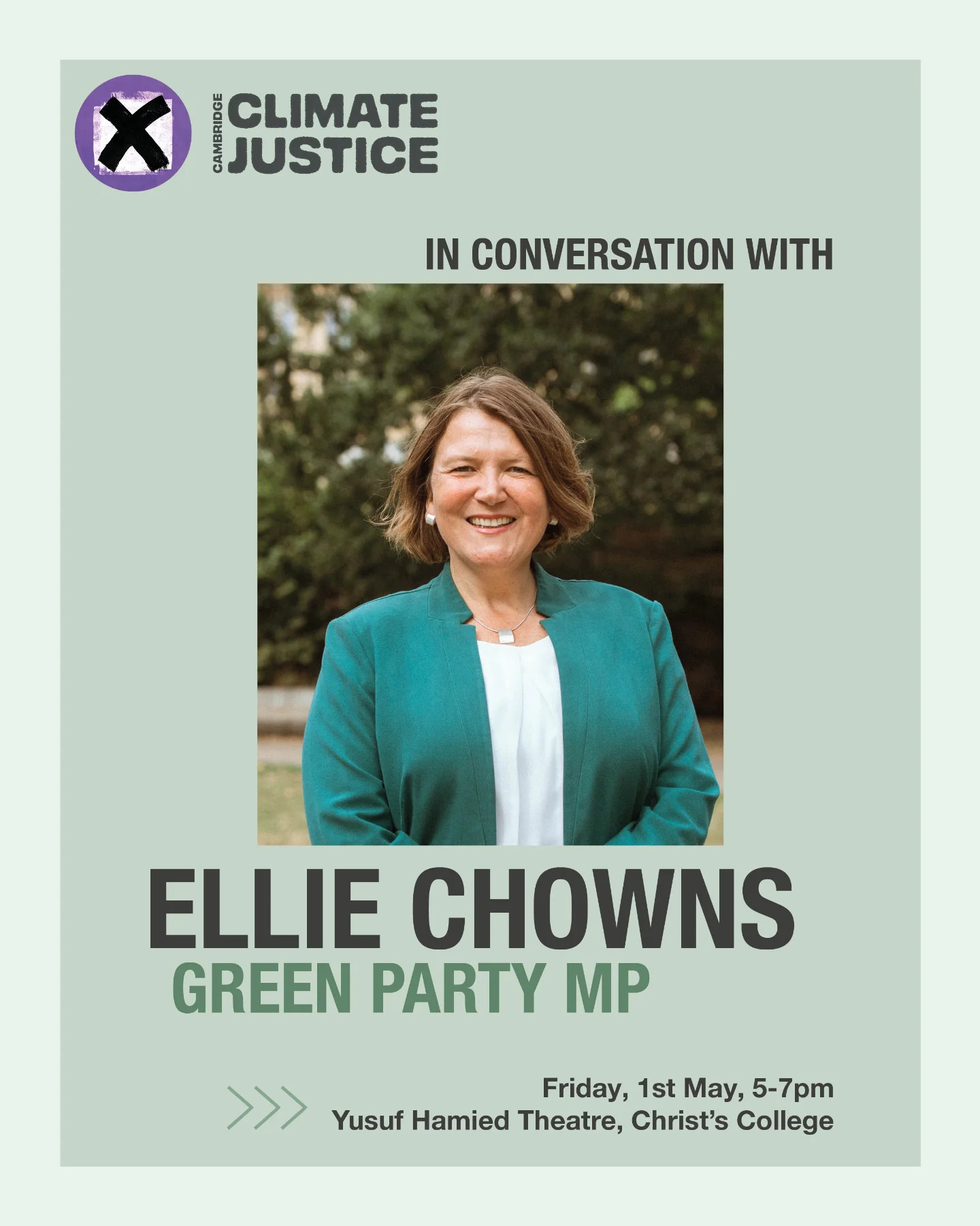 In Conversation with Ellie Chowns MP
