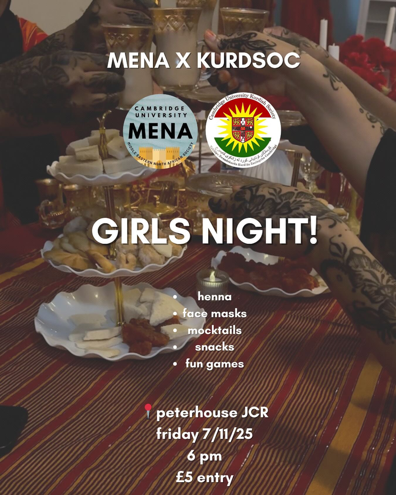 MENA x Kurdsoc Girls Night