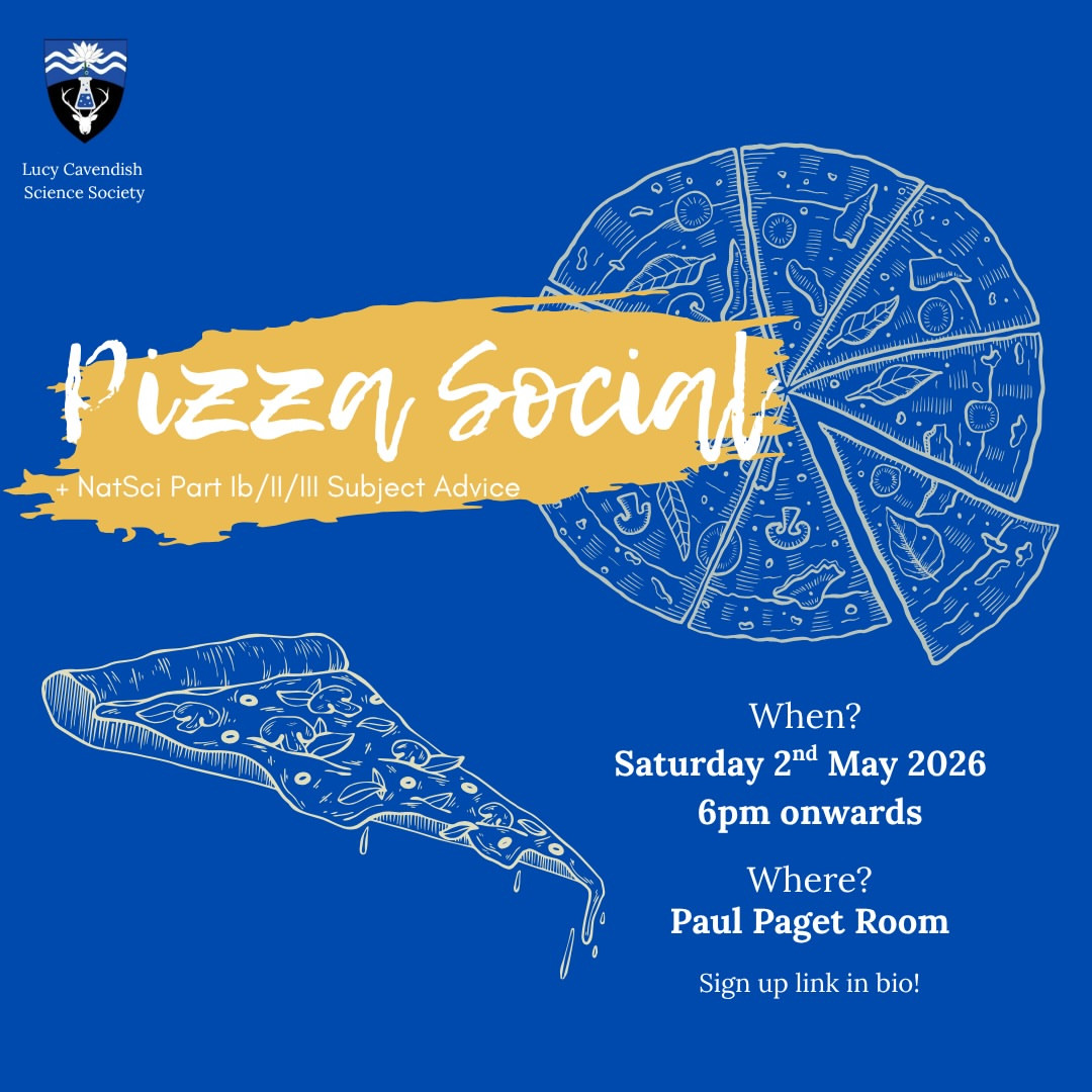 Pizza social + Subject Advice