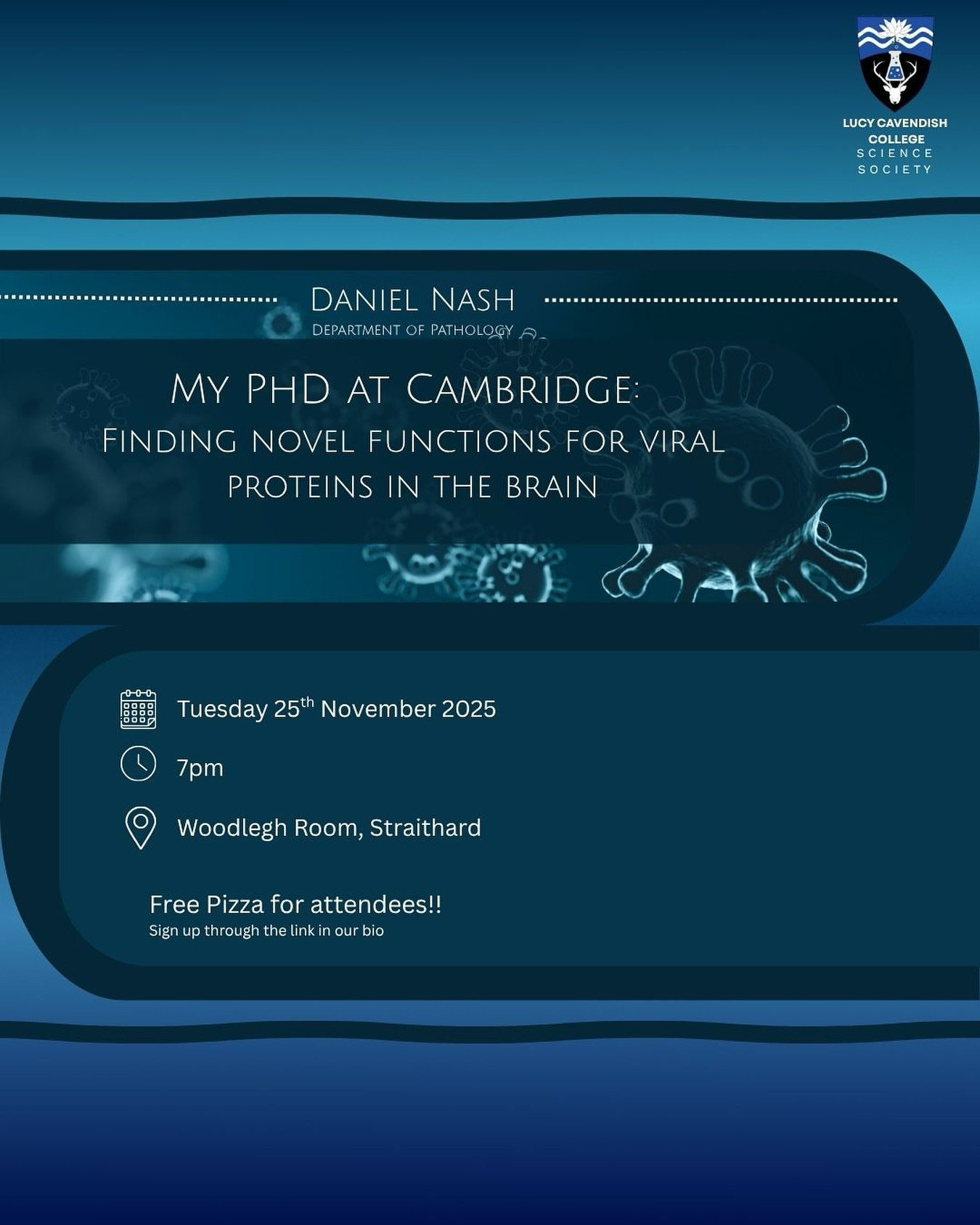 Speaker Event: Daniel Nash on Viral Proteins in the Brain