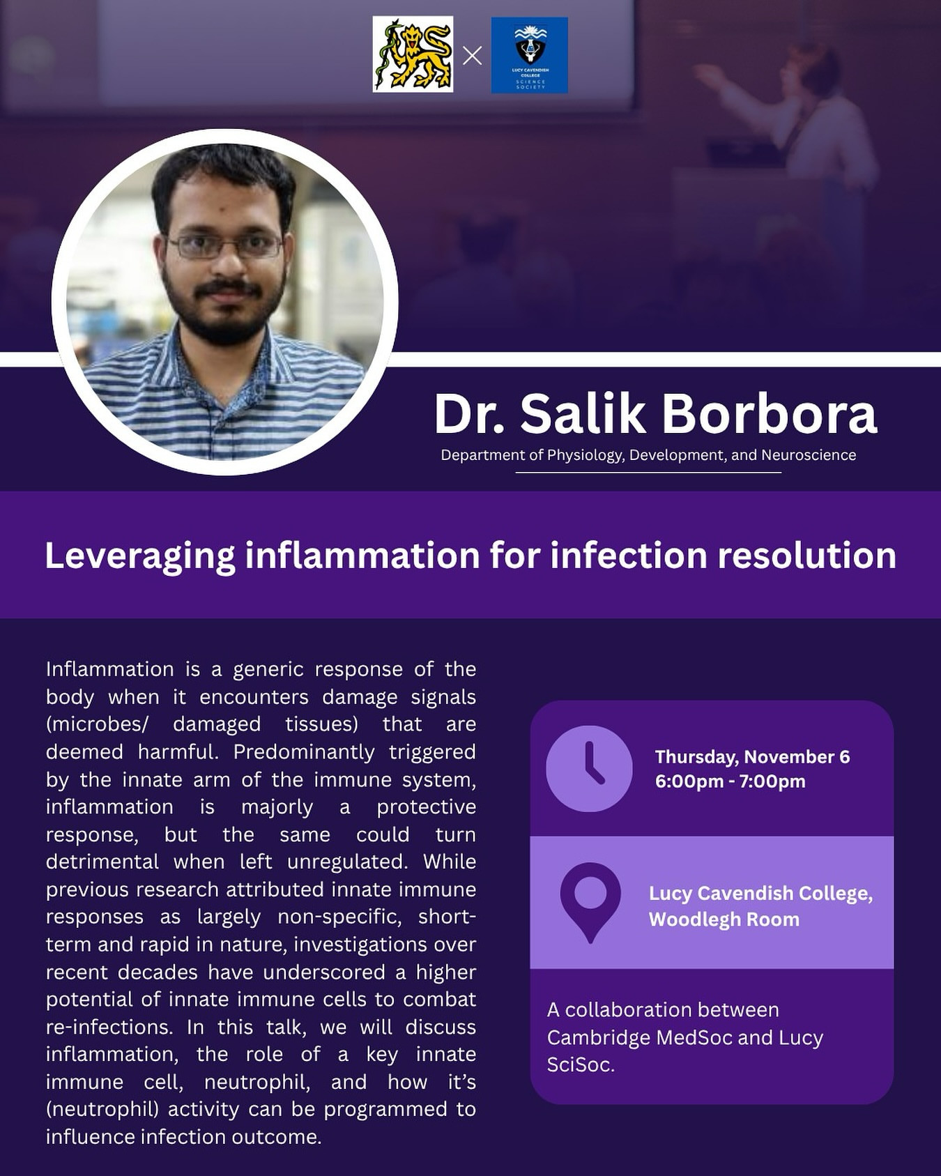 Leveraging inflammation for infection resolution