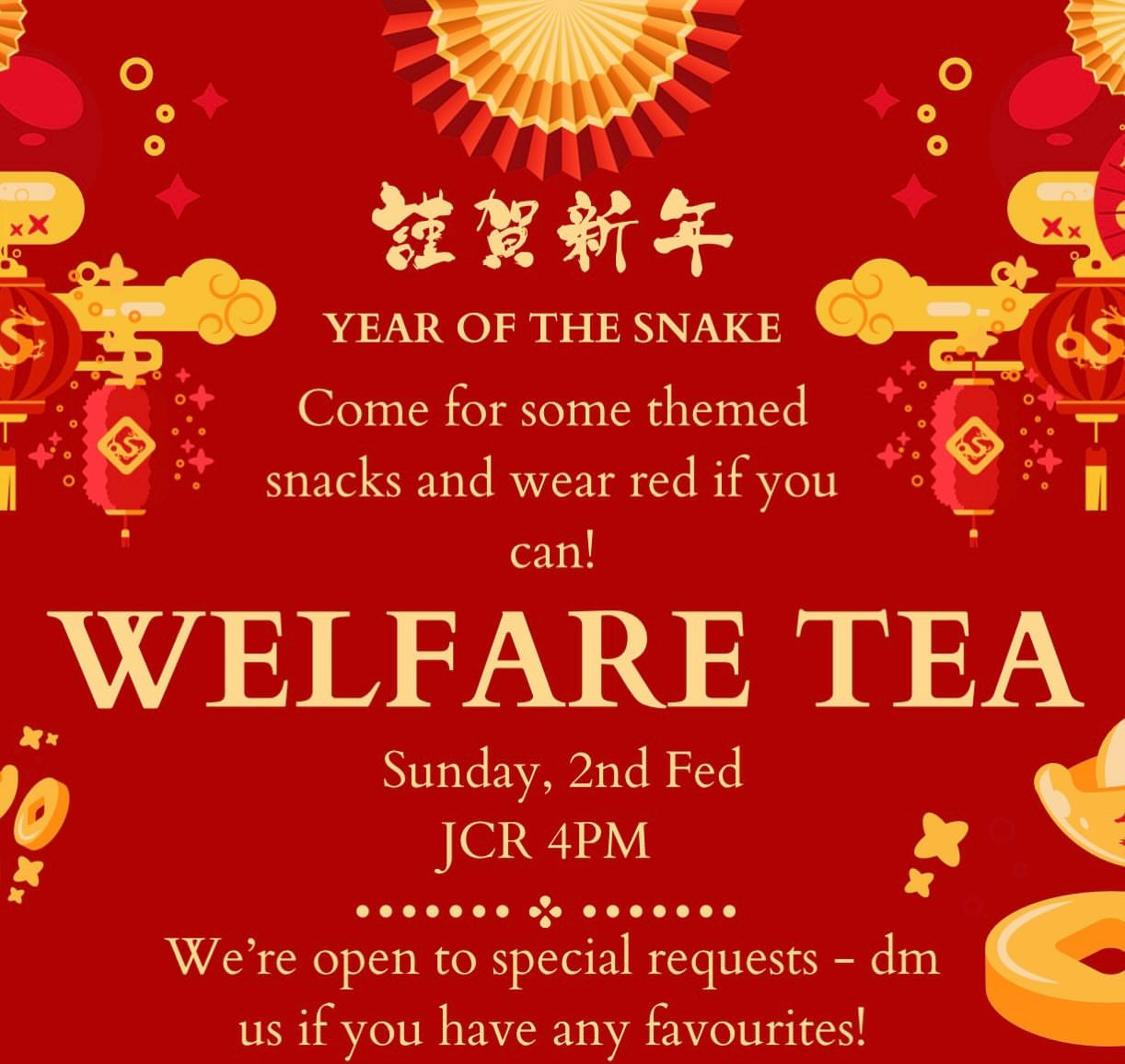 Welfare Tea - Year of the Snake