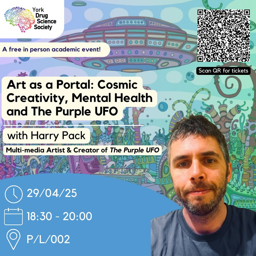 Art as a Portal: Cosmic Creativity, Mental Health and The Purple UFO