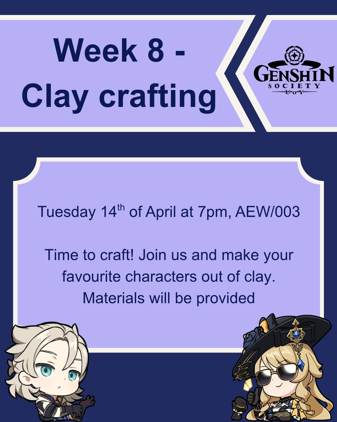 Week 8 - Clay crafting