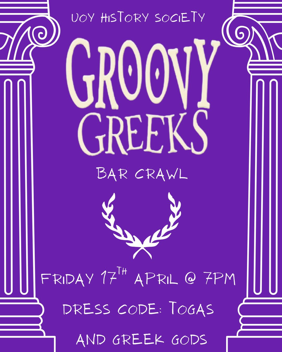Groovy Greeks Social - Bar Crawl