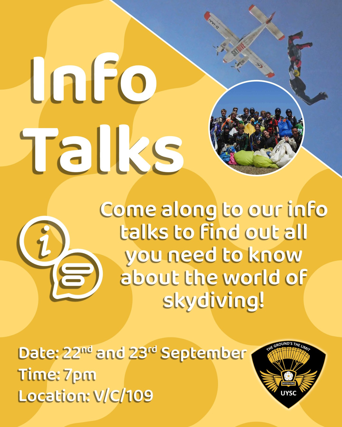 Info Talks - Skydiving