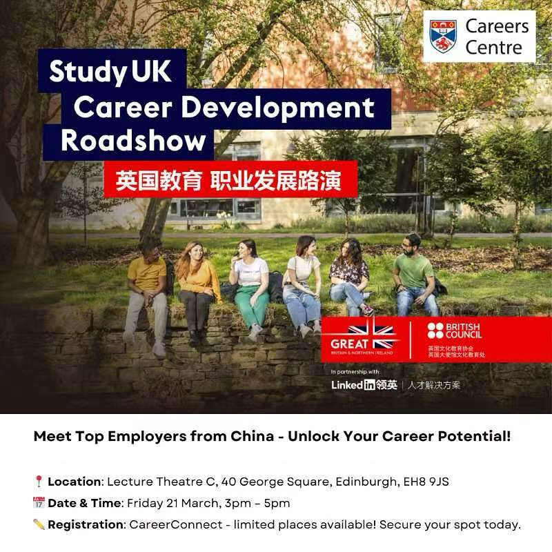 Study UK Career Development Roadshow - China Employer Workshops