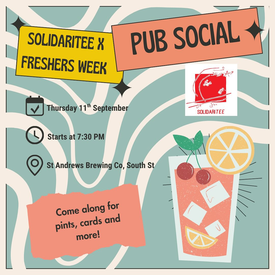 SolidariTee x Freshers Week Pub Social