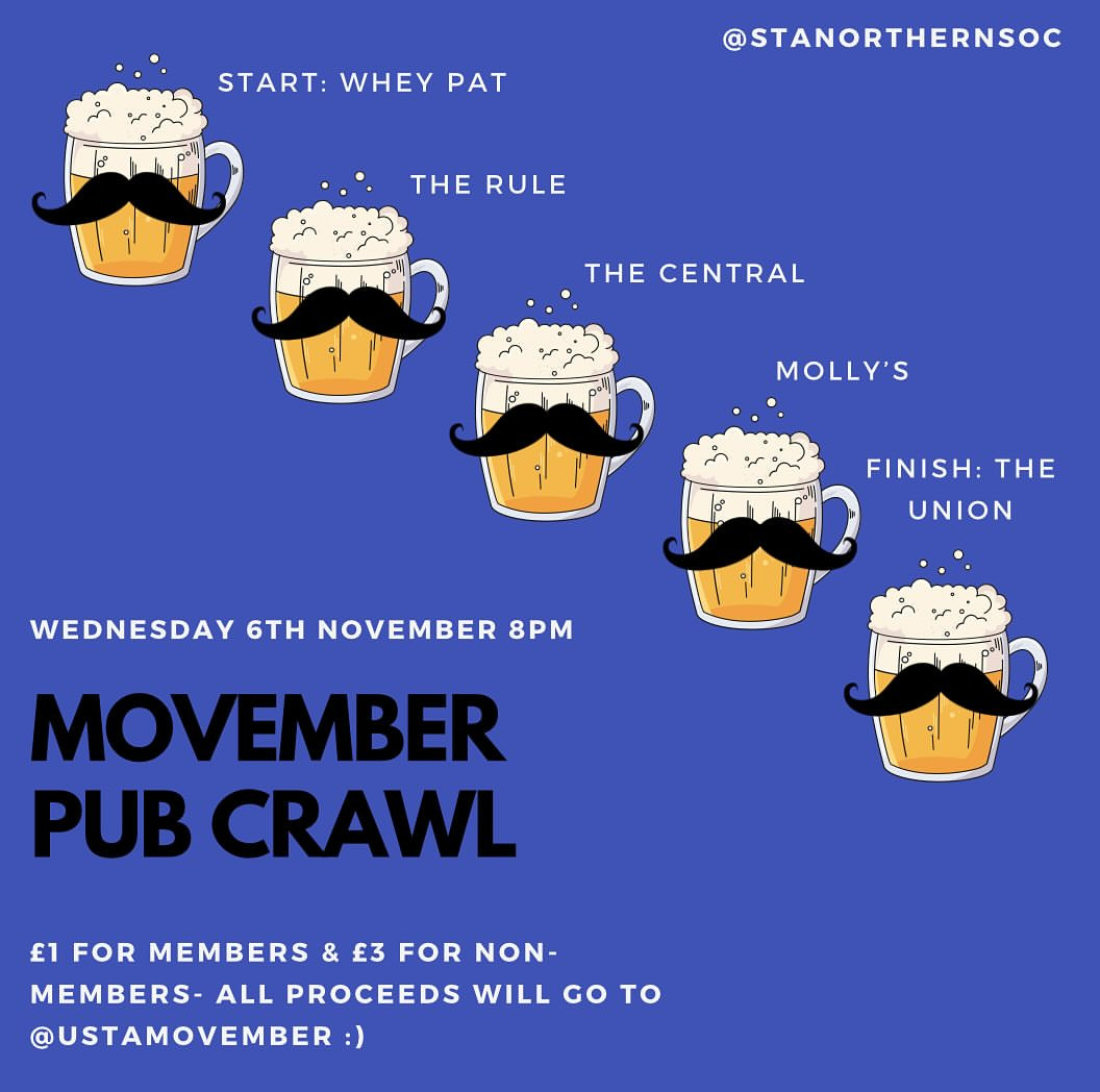 Movember Charity Pub Crawl