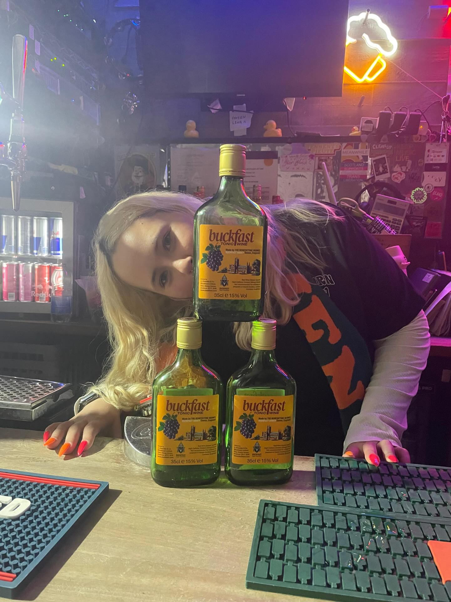 Szentek's Moving Castle with Buckfast Barbie