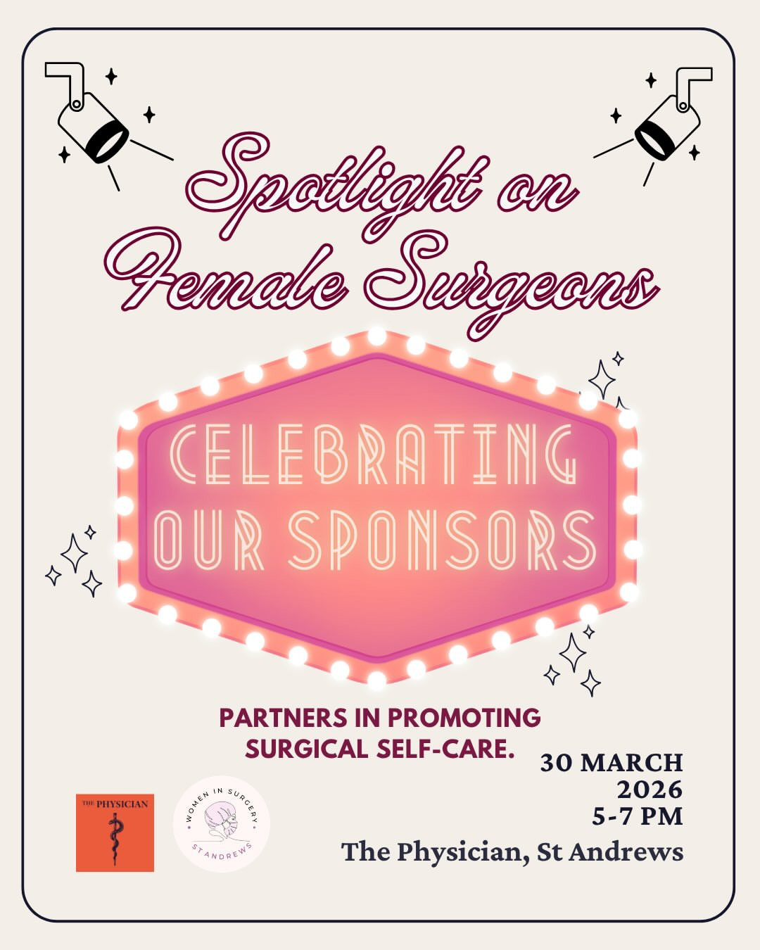 Spotlight on Female Surgeons - Celebrating our Sponsors