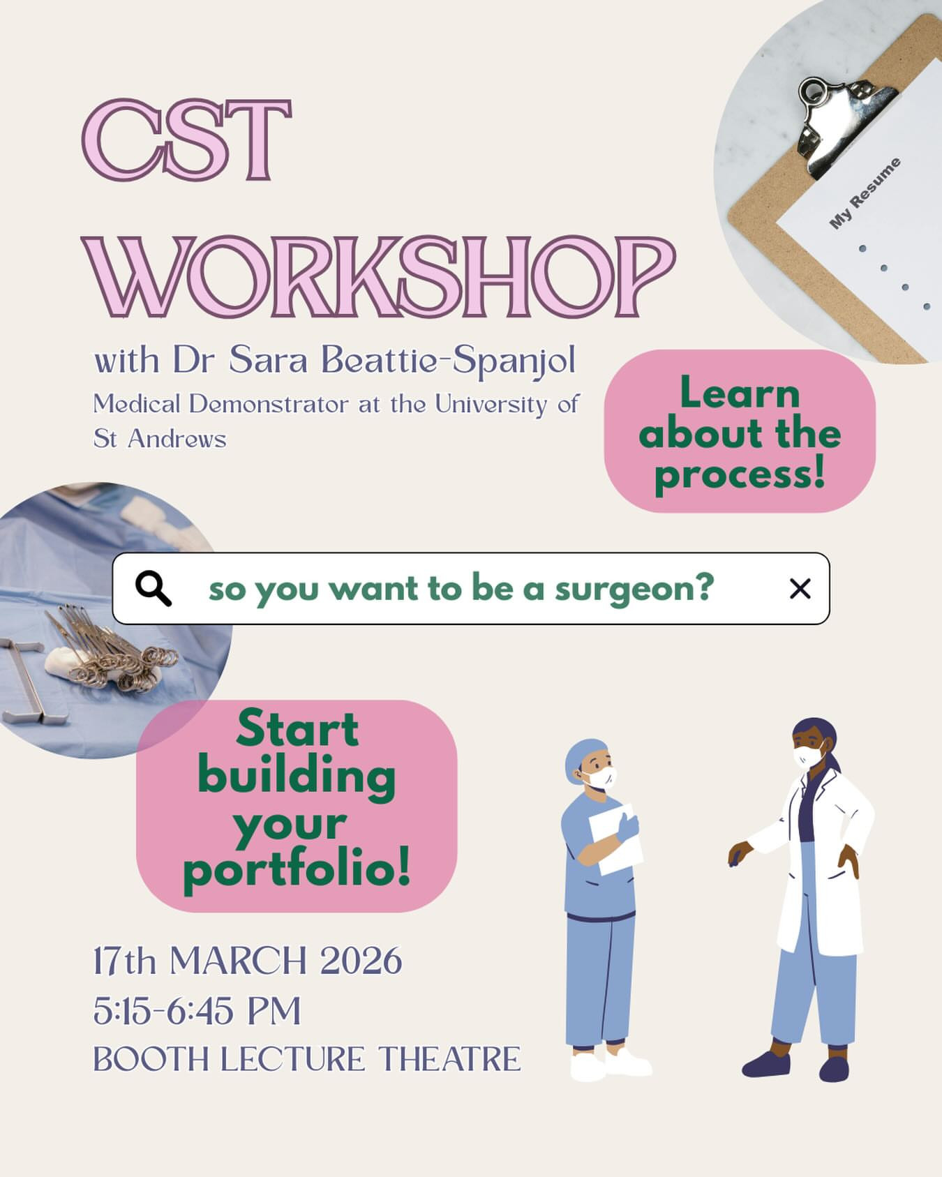 CST Workshop: Navigating the Core Surgical Training Pathway