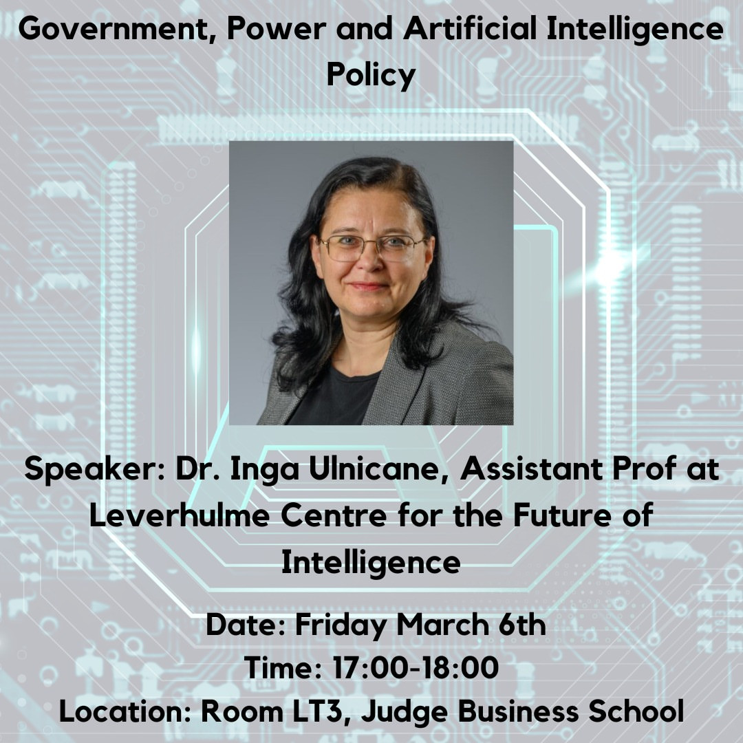Government, Power and Artificial Intelligence Policy